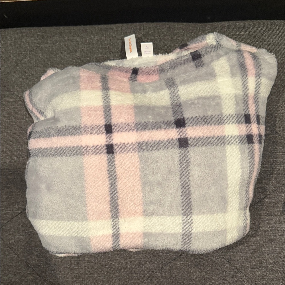 Plaid Fleece Pajama Set